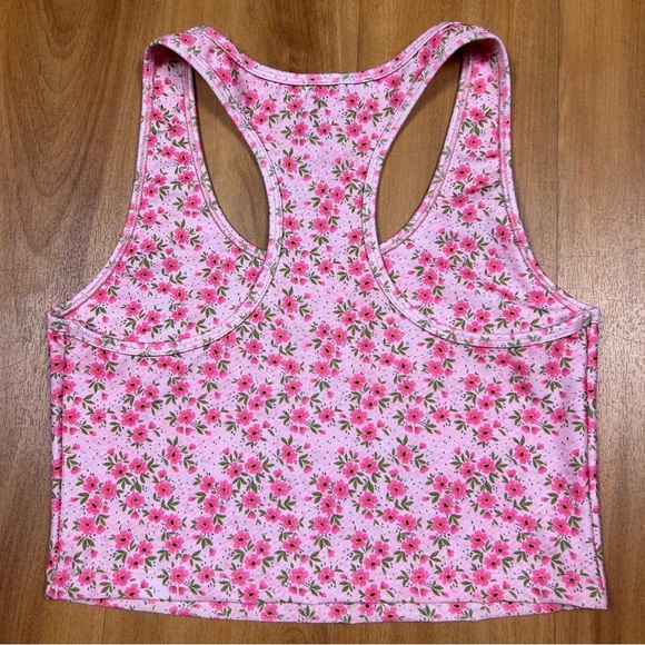 Evolution and Creation Pink Sleeveless Fitted Crop Top - Picture 4 of 7